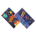 Birthday Greeting Card & Envelope - Boy